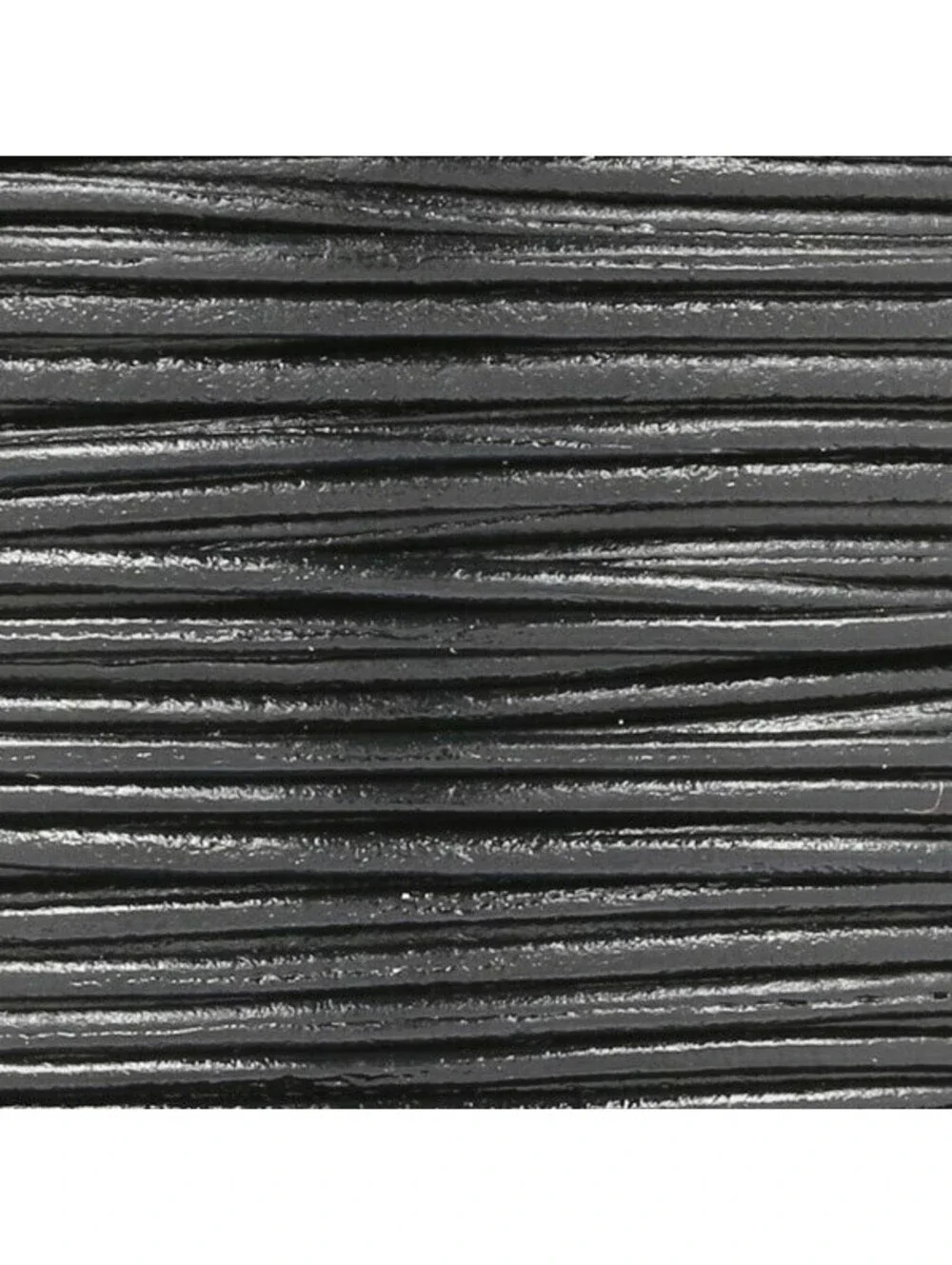 10 Ft Jet Black Cowhide Leather 2mm Necklace Jewelry Craft Cord NO SPOOL